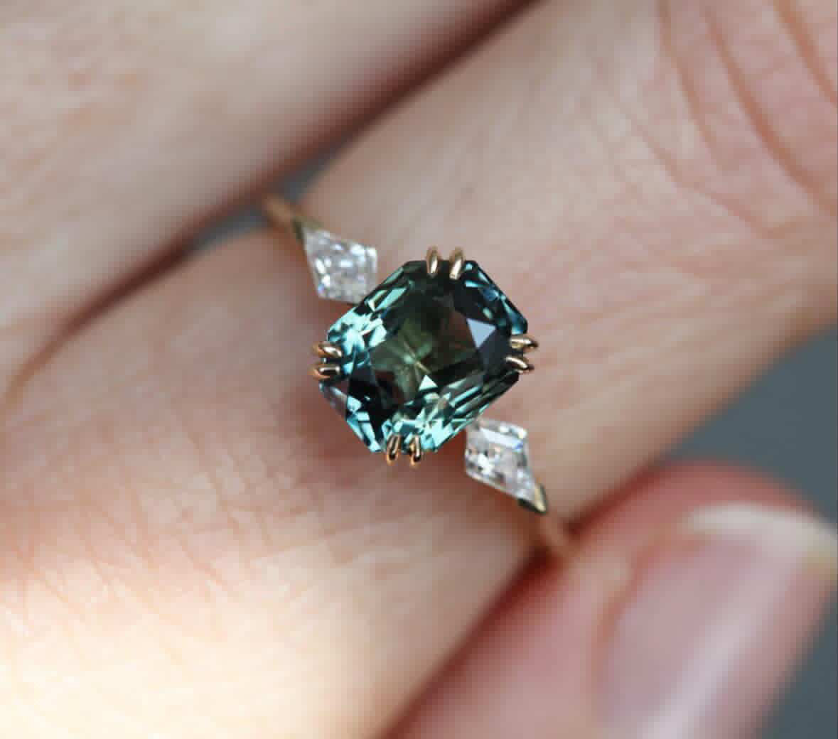 custom order. gold ring - NASHGEMS