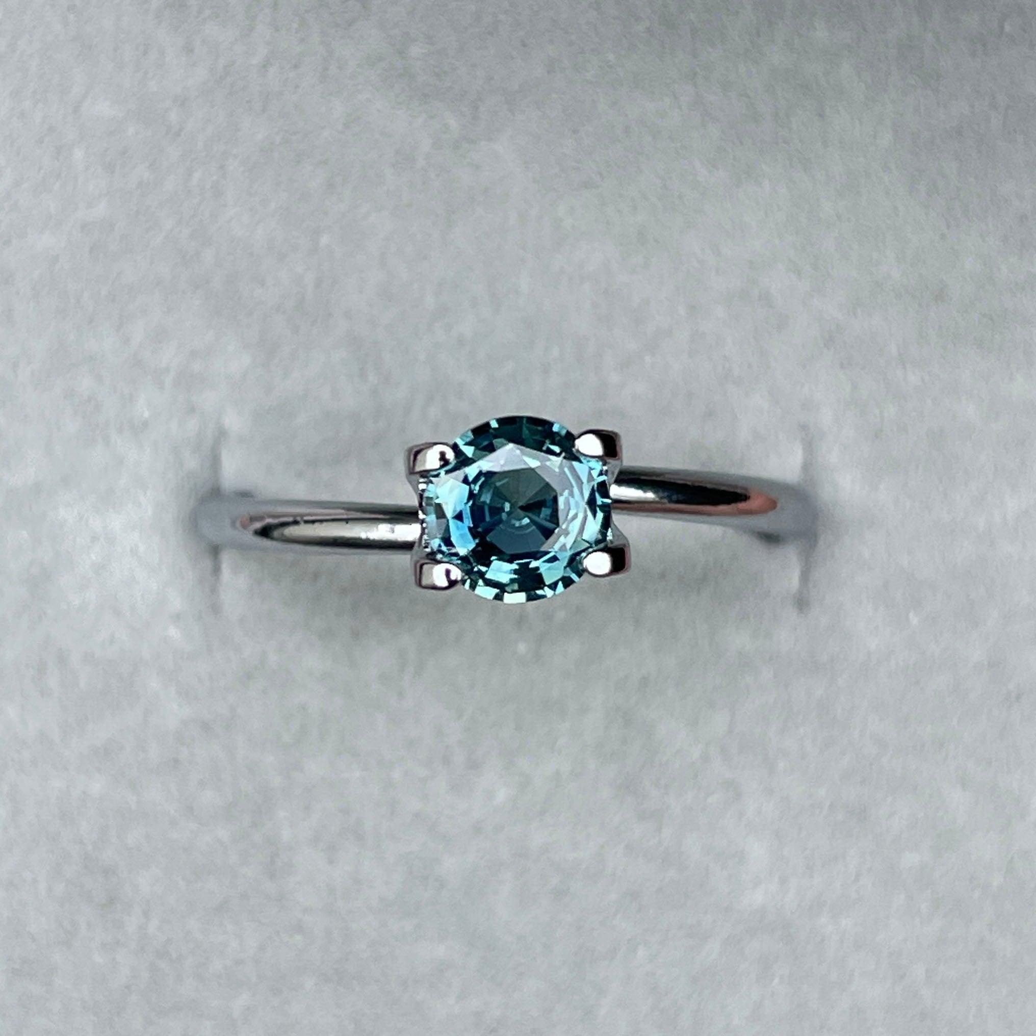 Natural Teal Sapphire