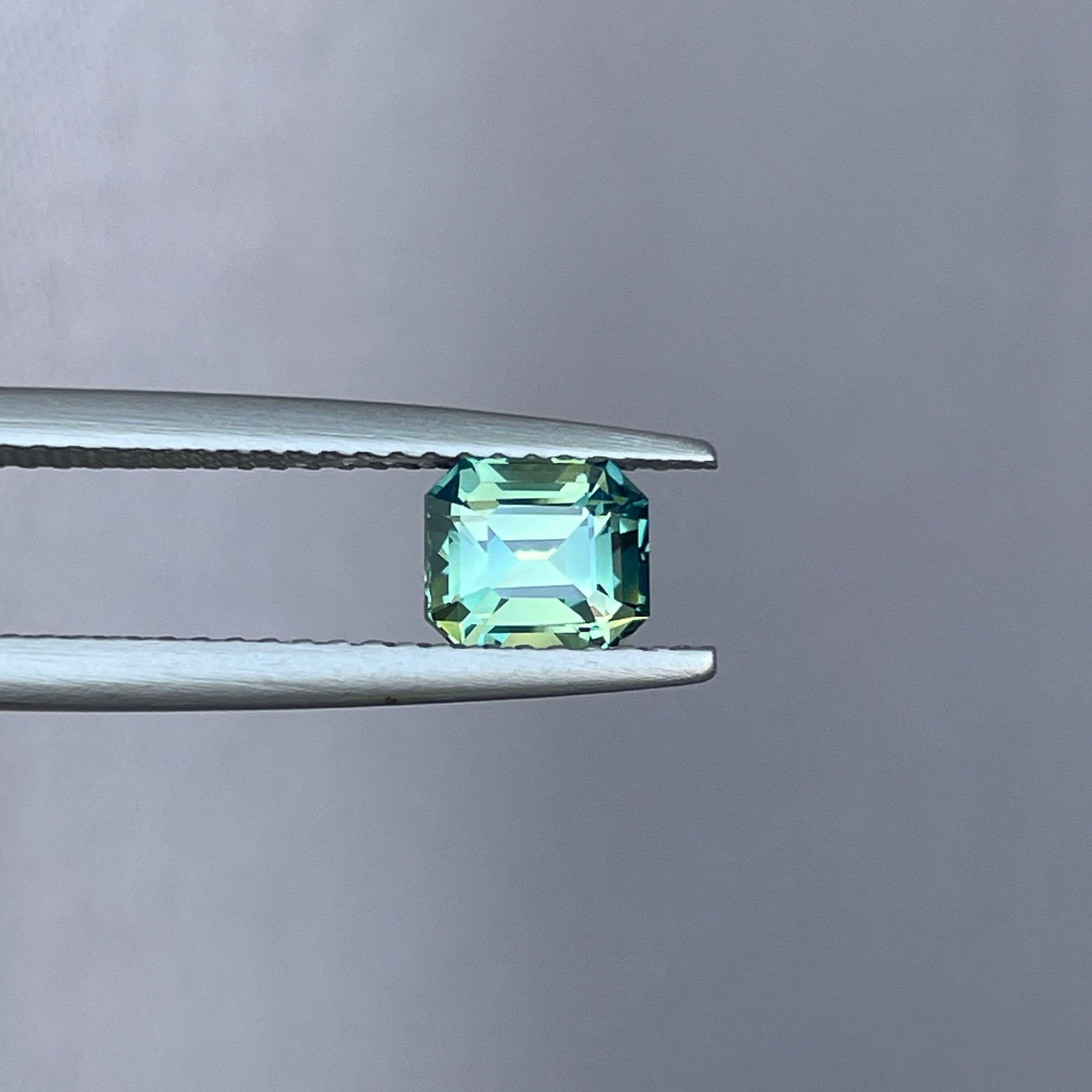 NATURAL GREEN SAPPHIRE EMERALD 1.19 TEALBLUE