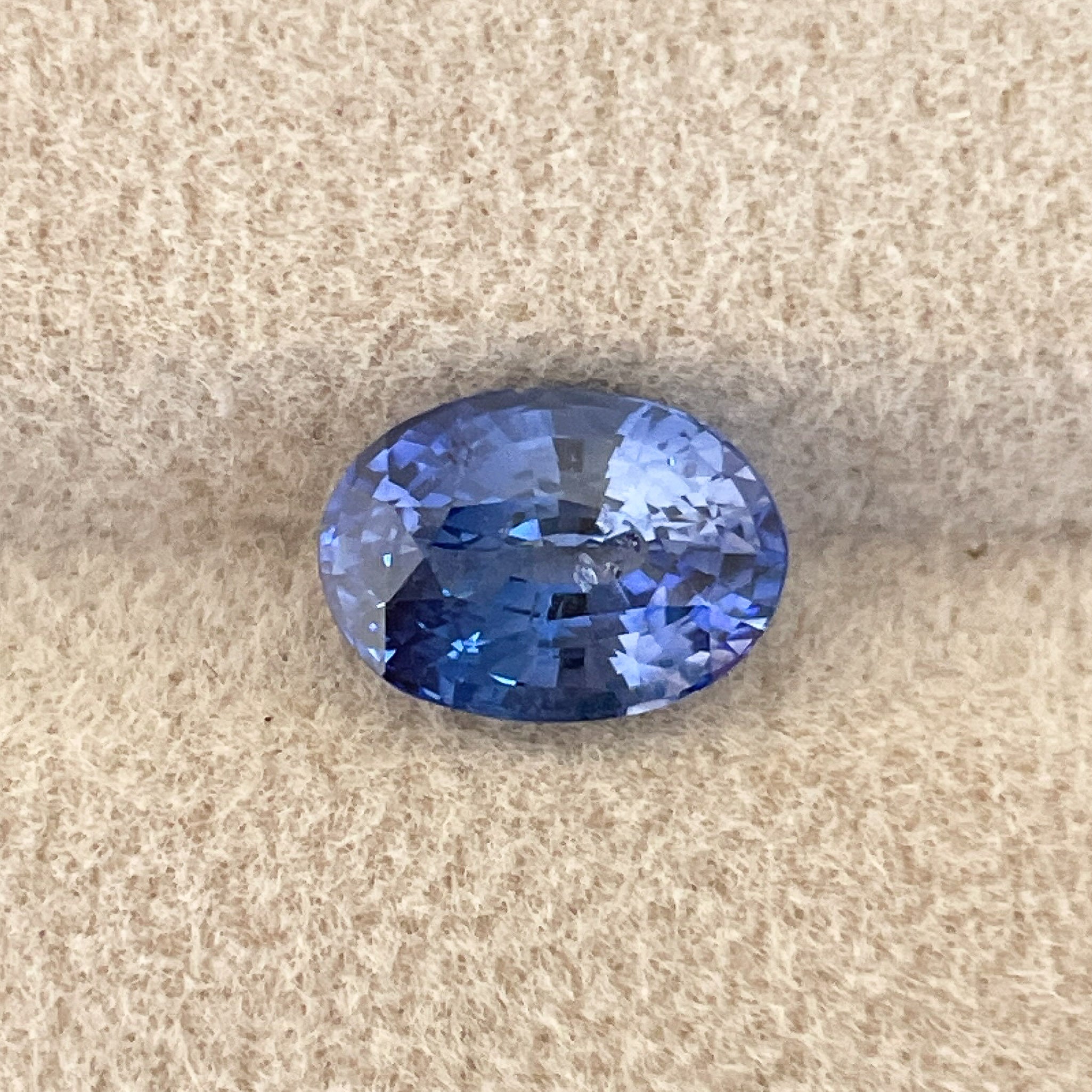 Natural Ceylon blue sapphire gemstone, 2.27 Ct oval cut, loose sapphire for jewelry, by NASHGEMS