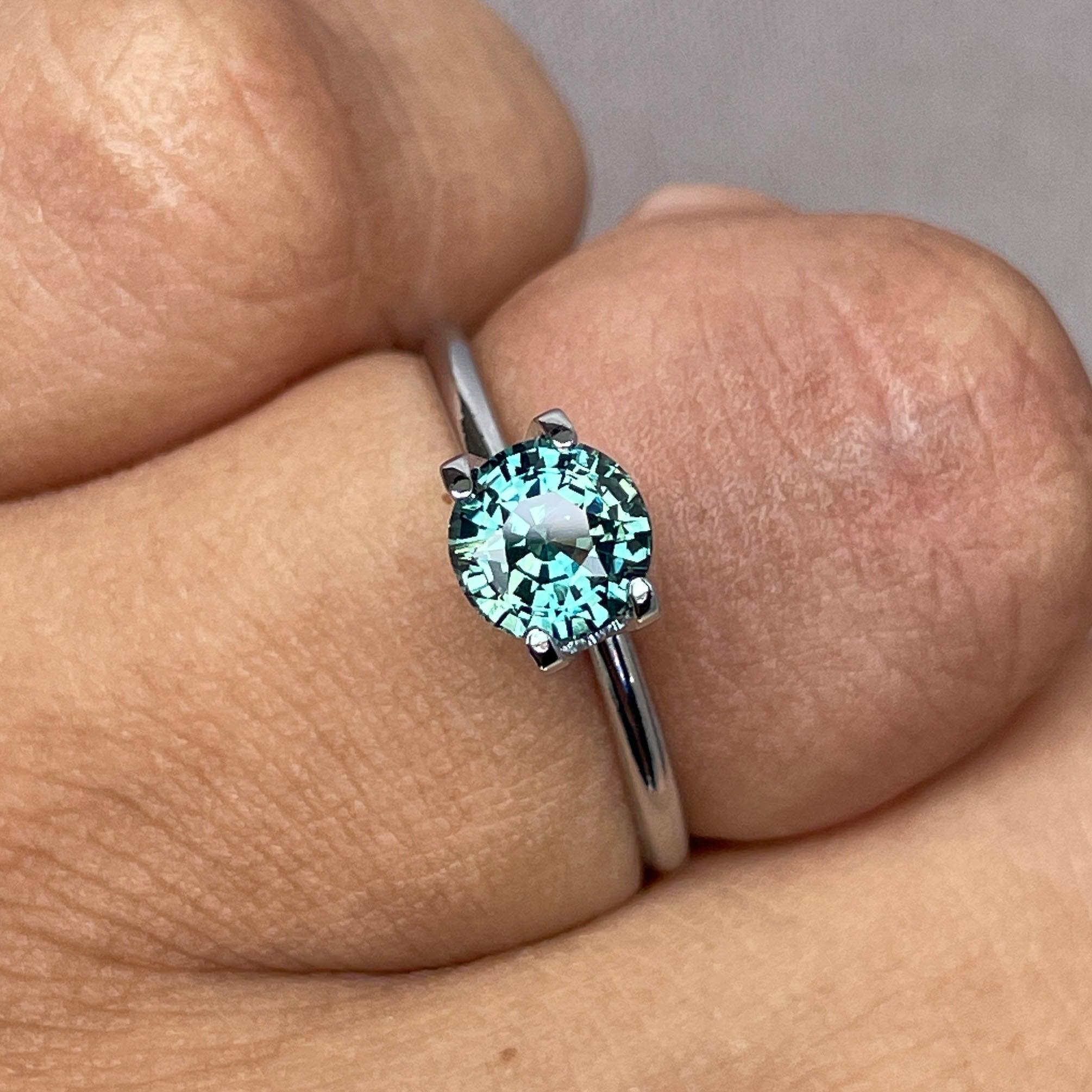 blue green sapphire