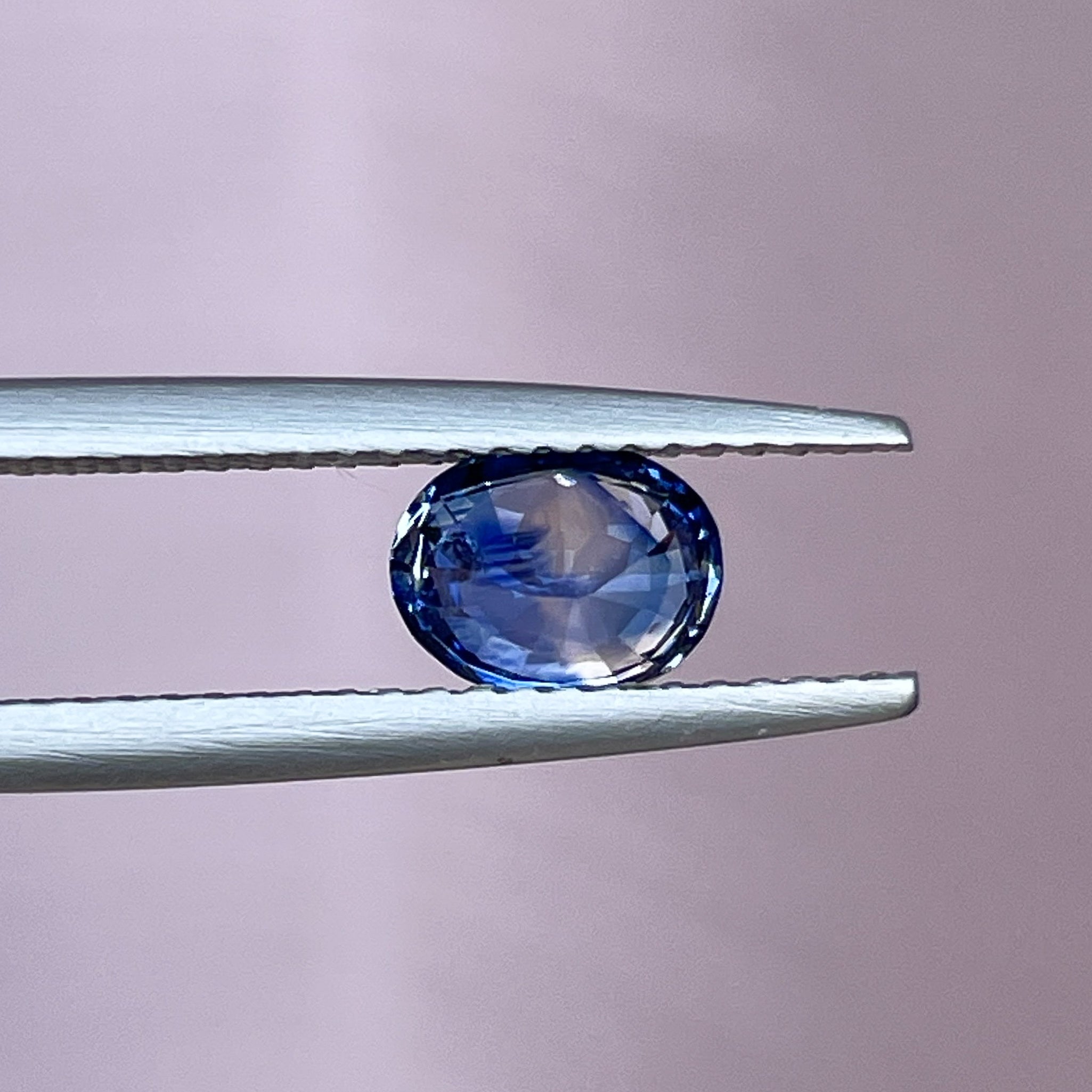 Natural Ceylon Blue Sapphire 1.08 Ct oval cut loose gemstone from NASHGEMS, ideal for engagement rings or custom jewelry.