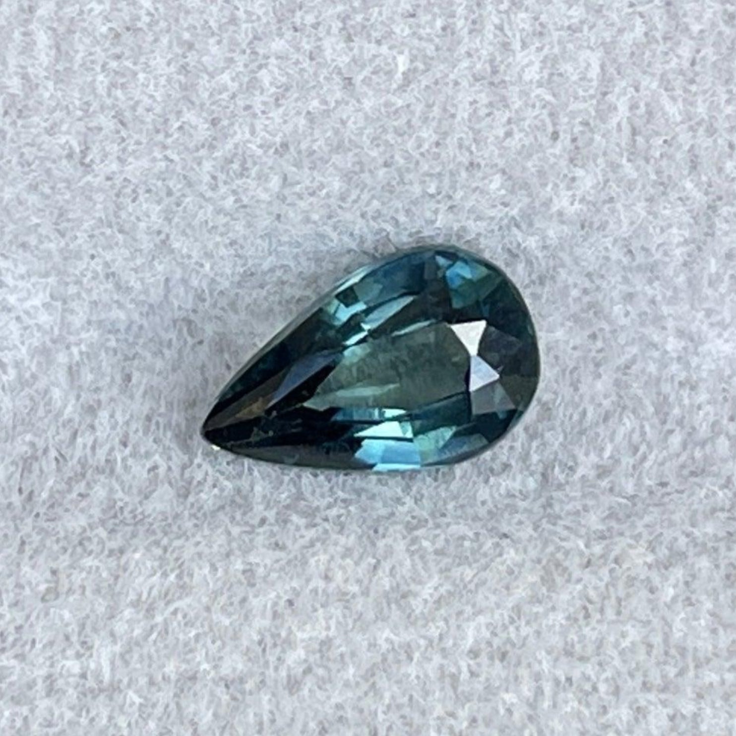 Saphir sarcelle, pierre de naissance avec une teinte bleu-vert, 1,01 Ct, pierre précieuse naturelle pour bagues de fiançailles ou bijoux par NASHGEMS