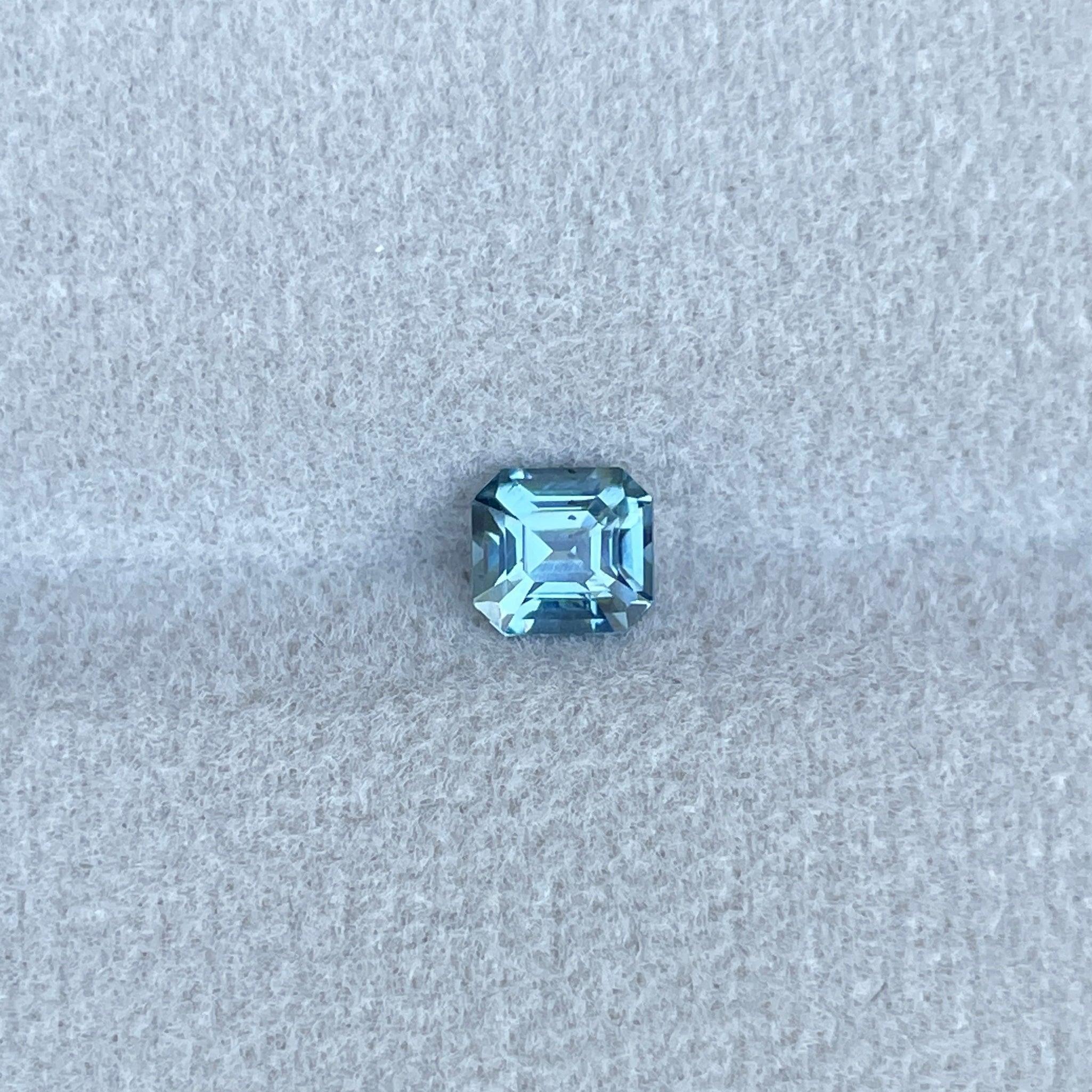 bluish green sapphire precious stone