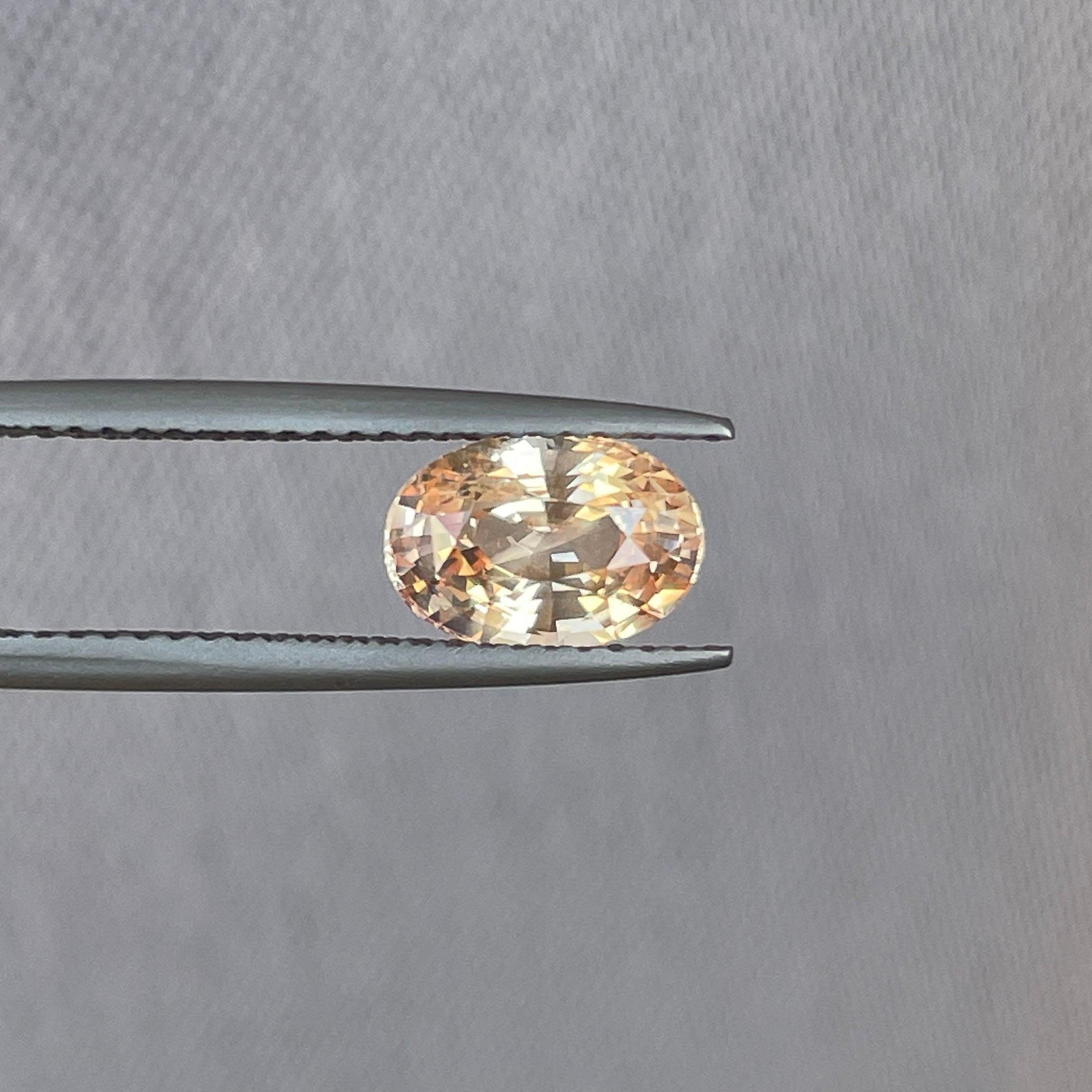 champagne sapphire stone