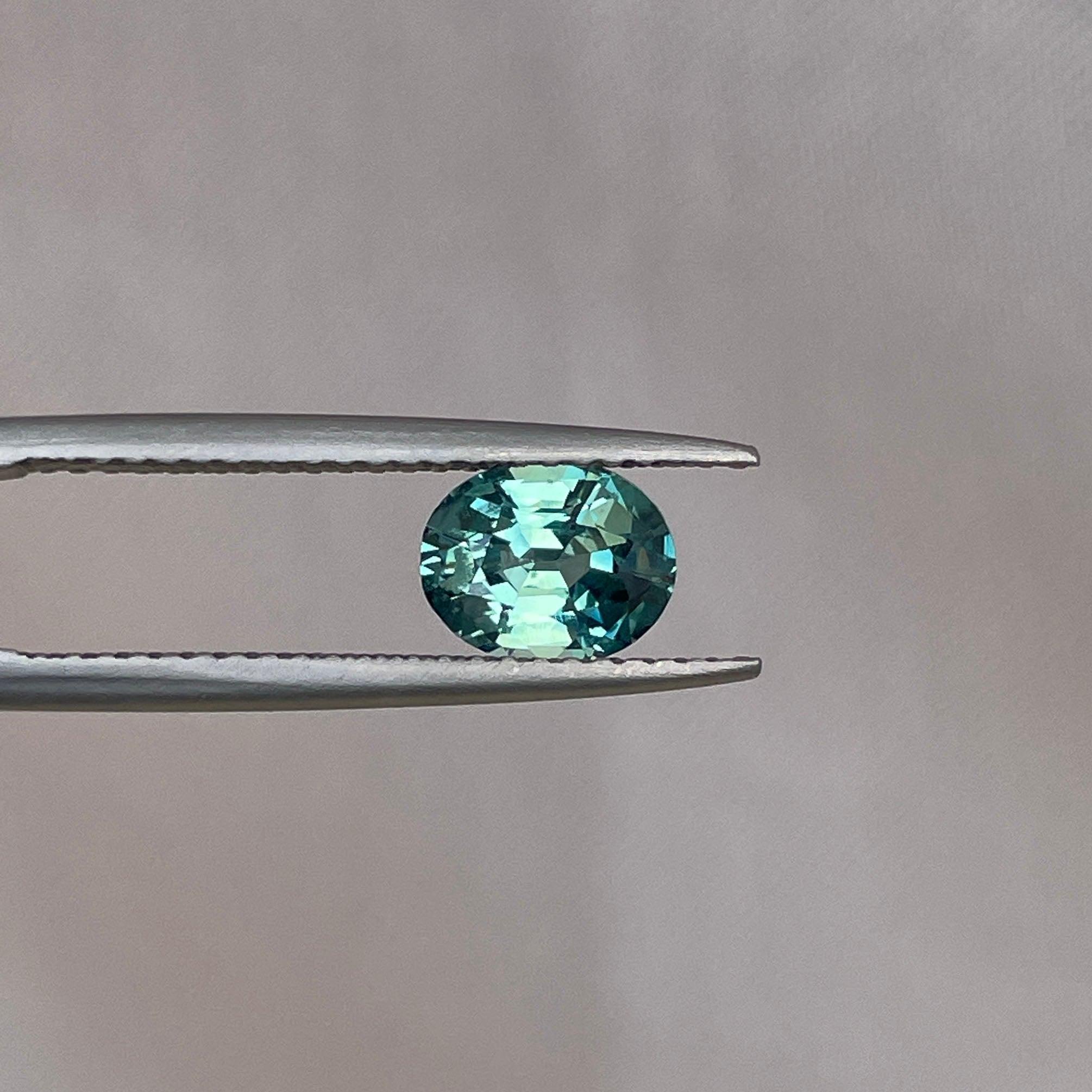 green sapphire loose gemstone 