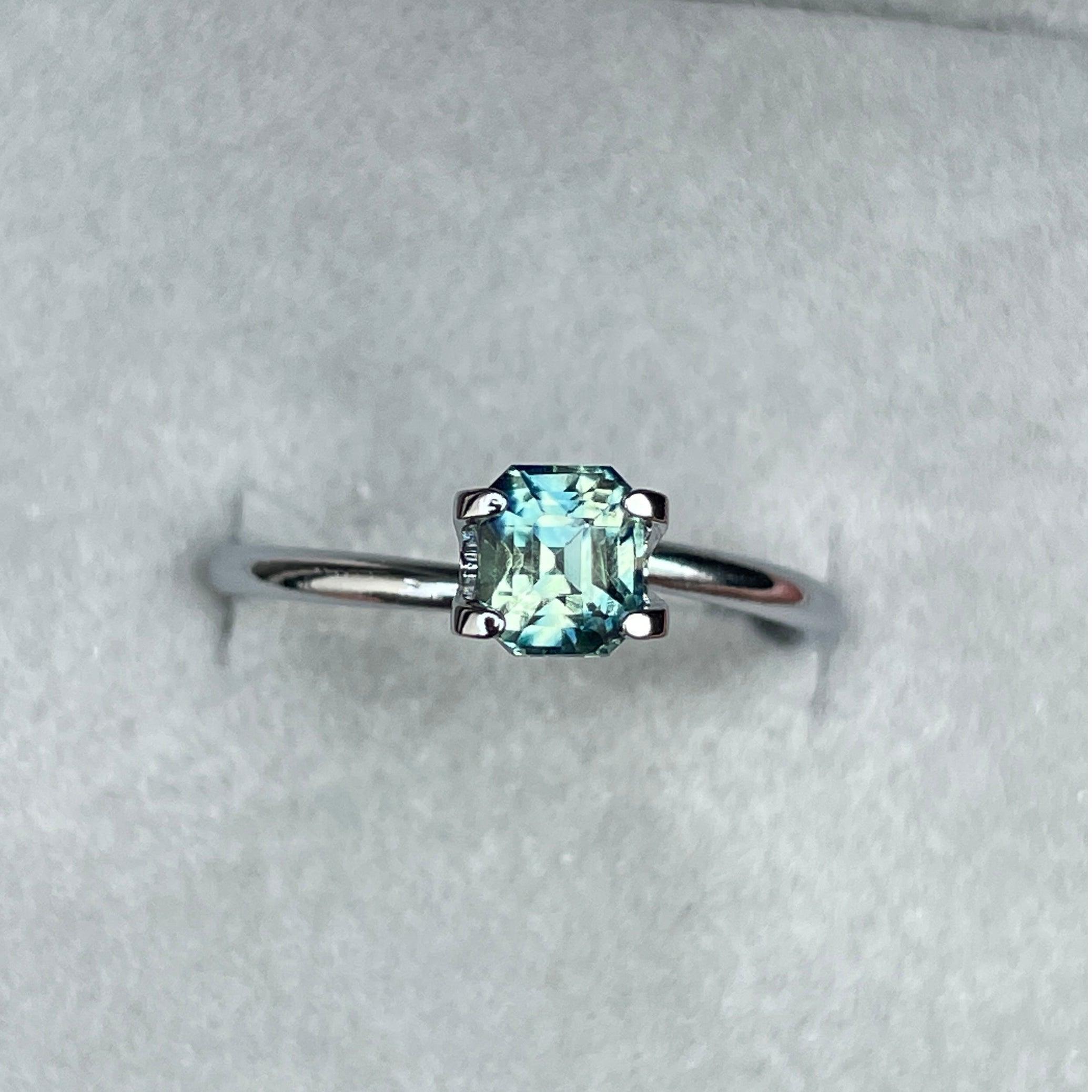 light green sapphire gemstone