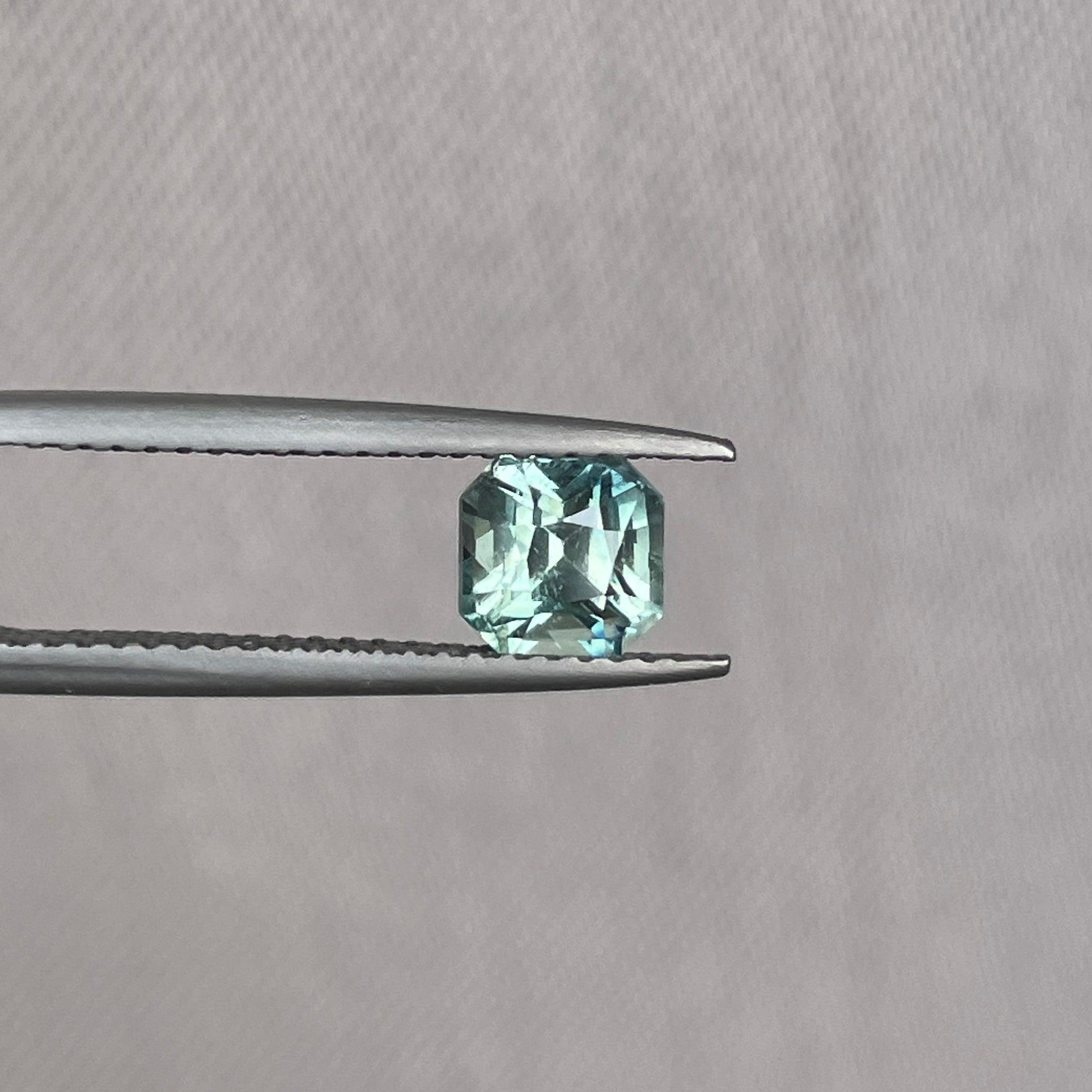 light green sapphire gemstone