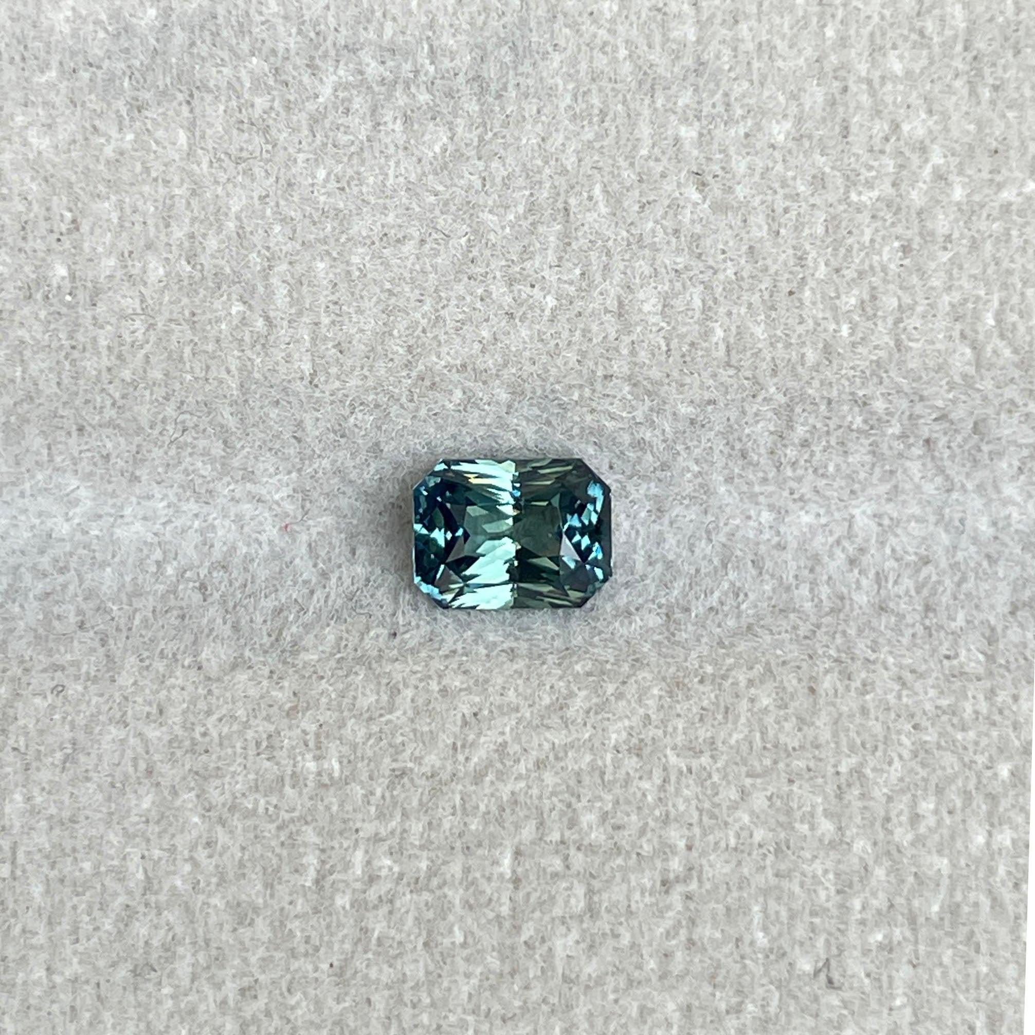 loose teal sapphire