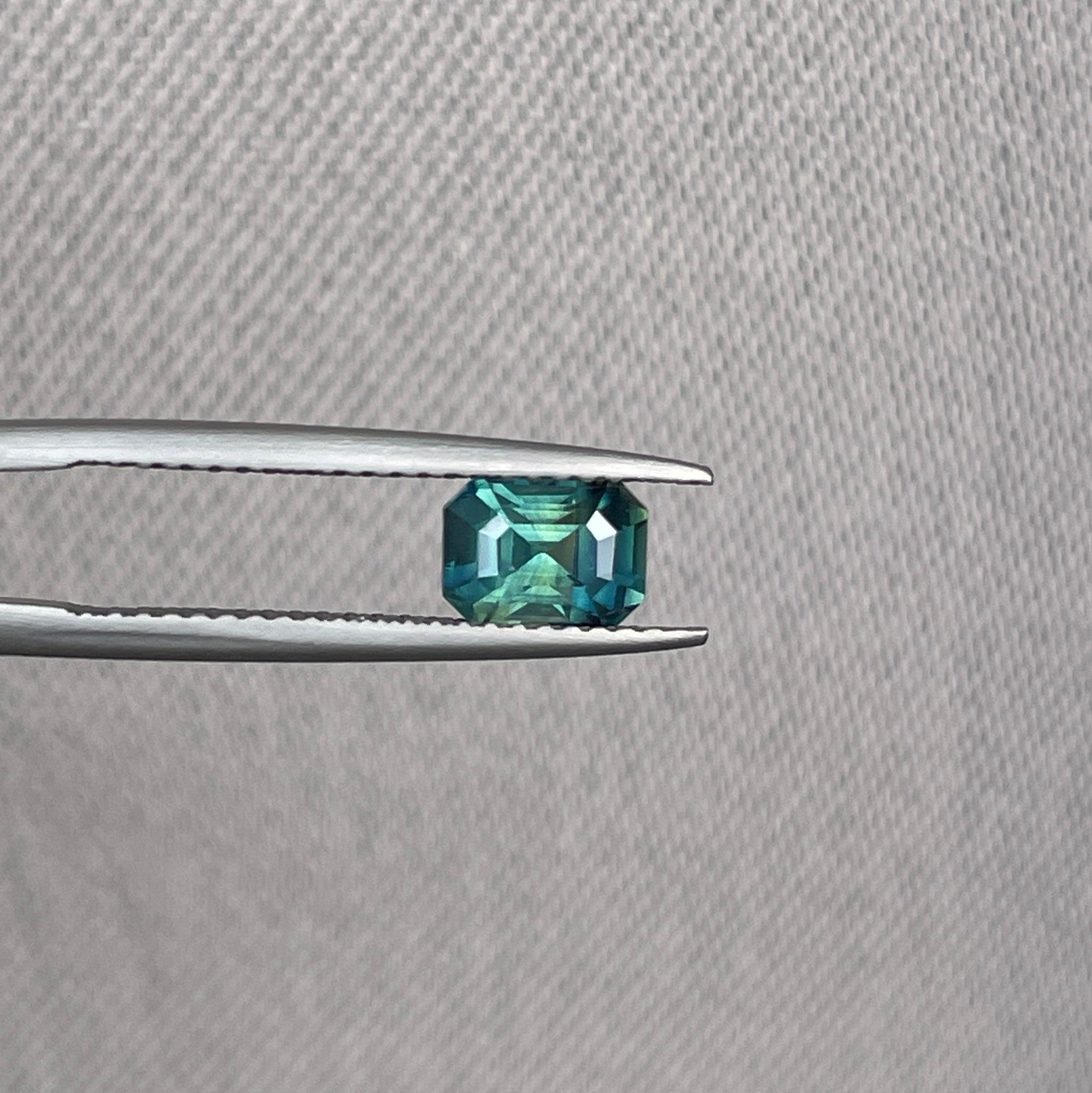 natural green sapphire gemstone