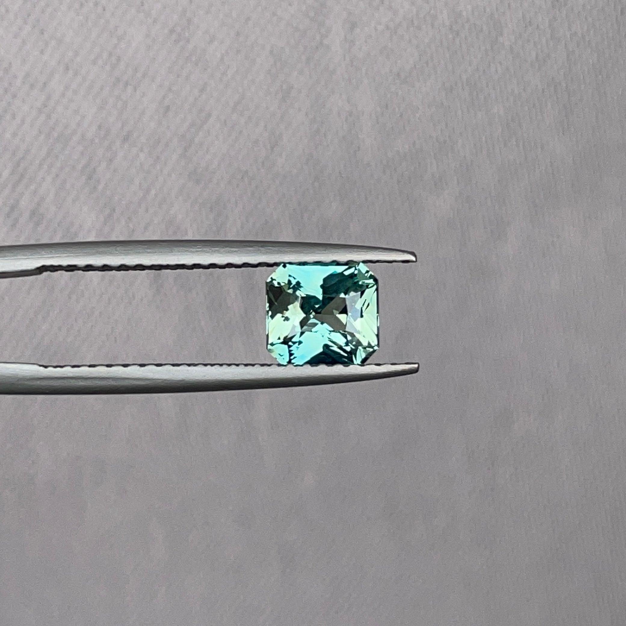 natural green sapphire gemstone