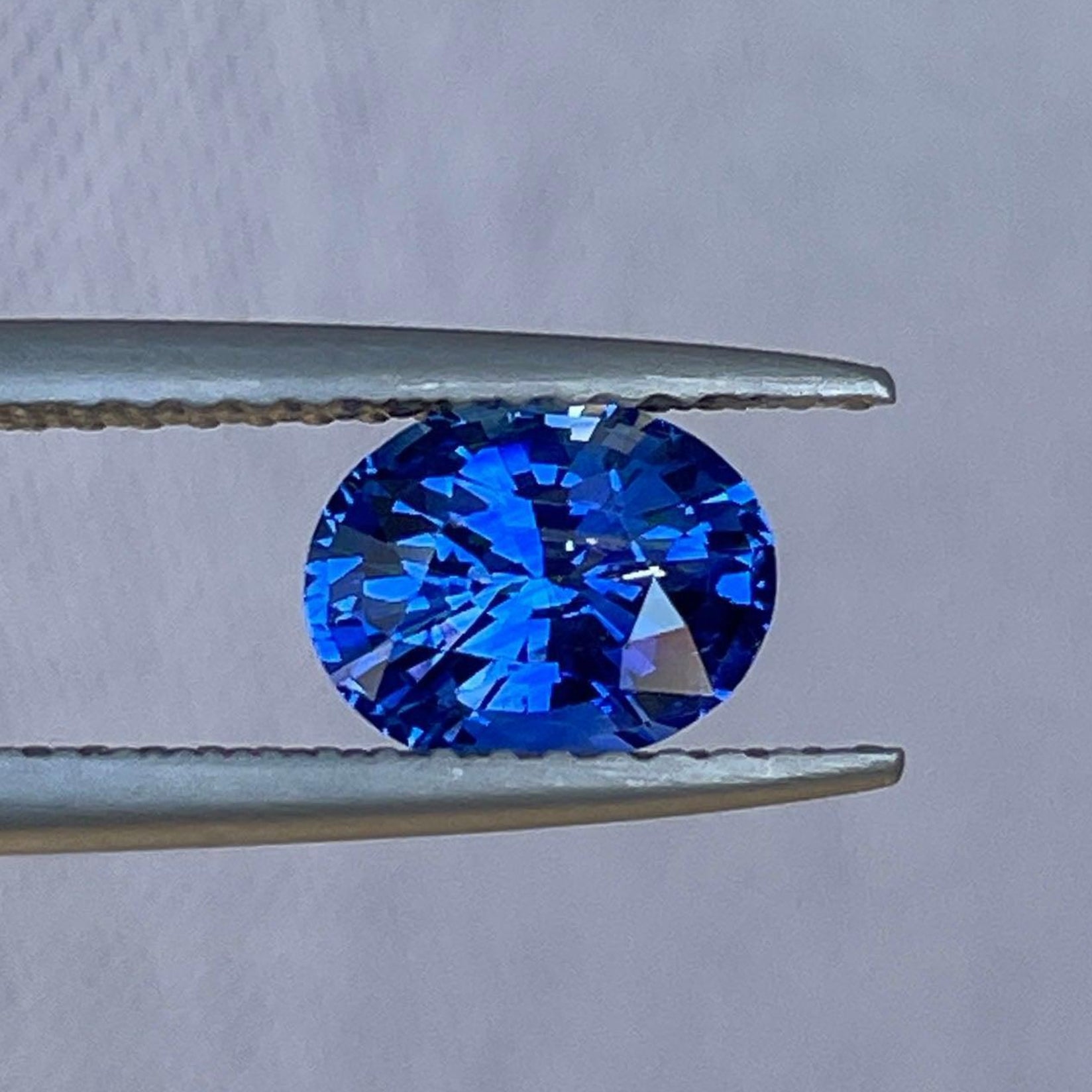 Pierre saphir bleu Neelam, 1,22 ct. saphir bleu royal de NASHGEMS, idéal pour bagues de fiançailles ou de mariage, bijou pierre de naissance de septembre