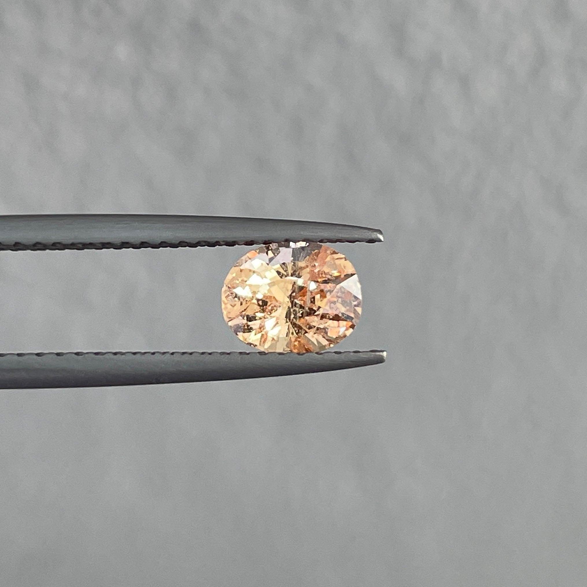 champagne sapphire stone