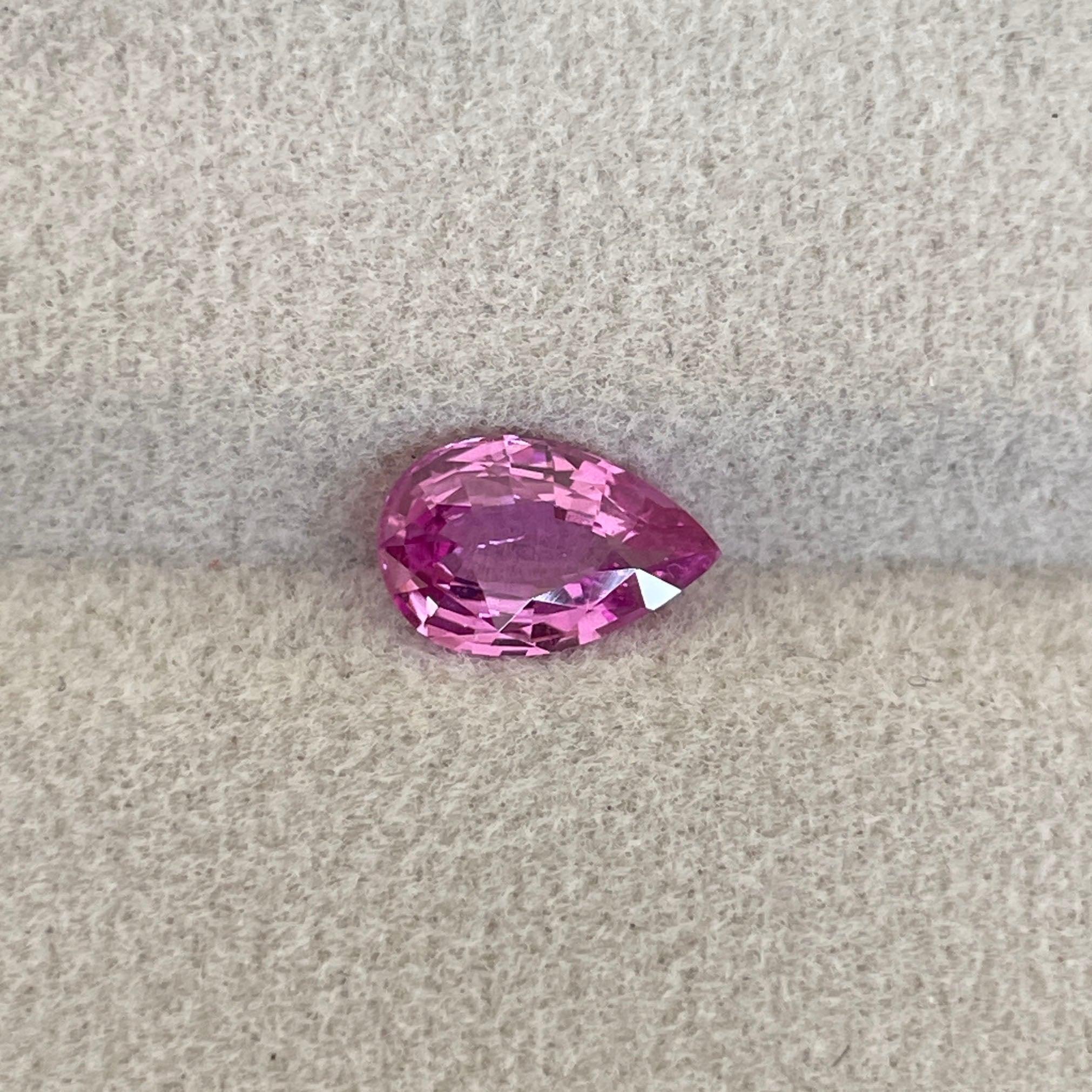 Carat Pink Sapphire 1.12 crt