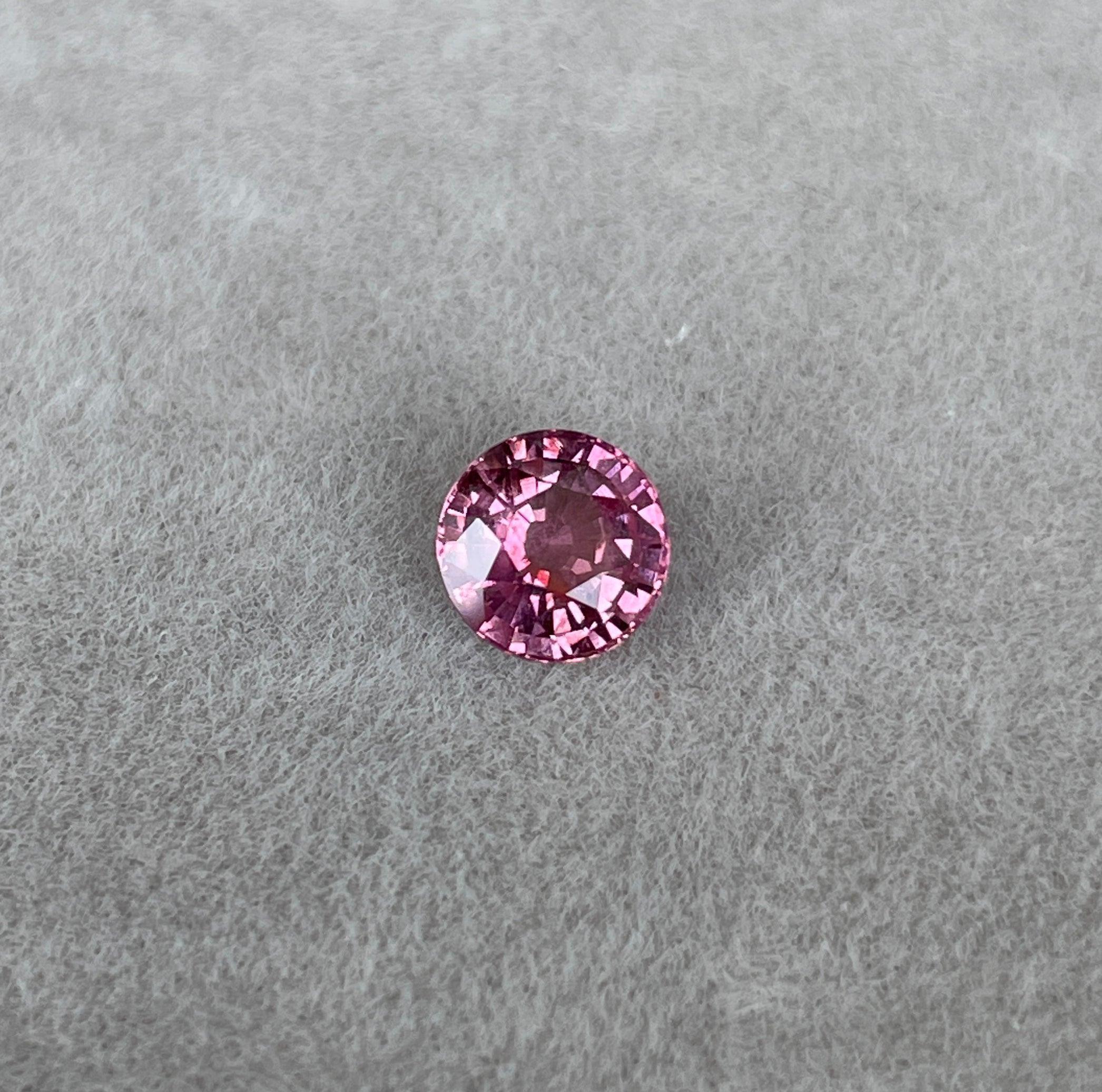 pink sapphire promise ring