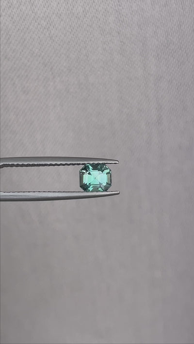 natural green sapphire gemstone