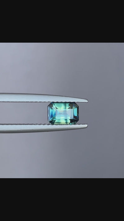 teal Sapphire bluegreen  parti 1.08