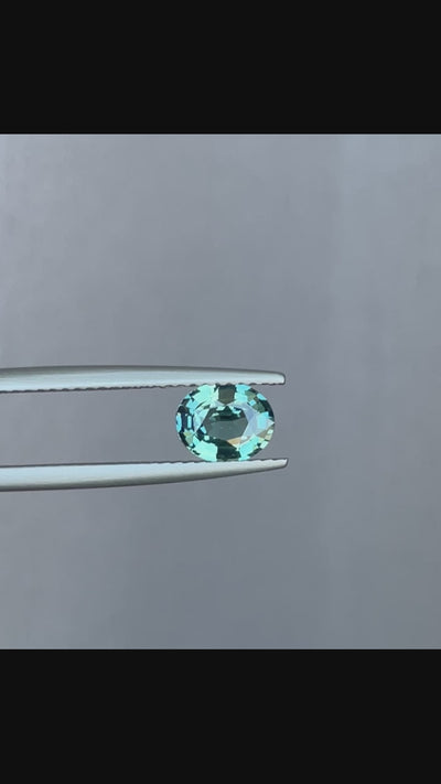 NATURAL TEAL BLUE GREEN SAPPHIRE 1.20