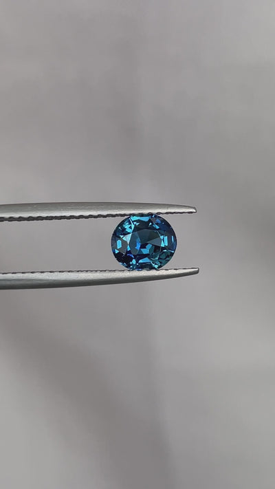 natural blue green sapphire