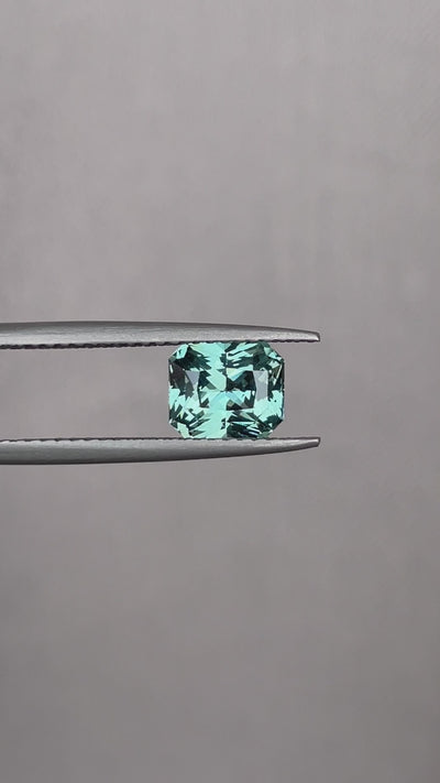 teal sapphire 1.66 crt