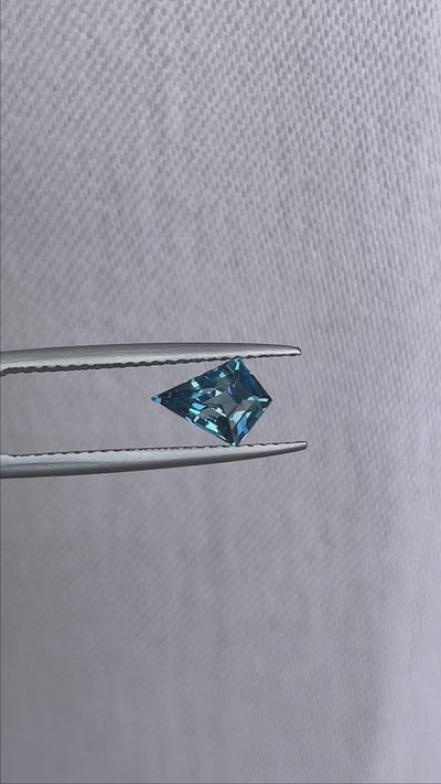 natural blue green sapphire