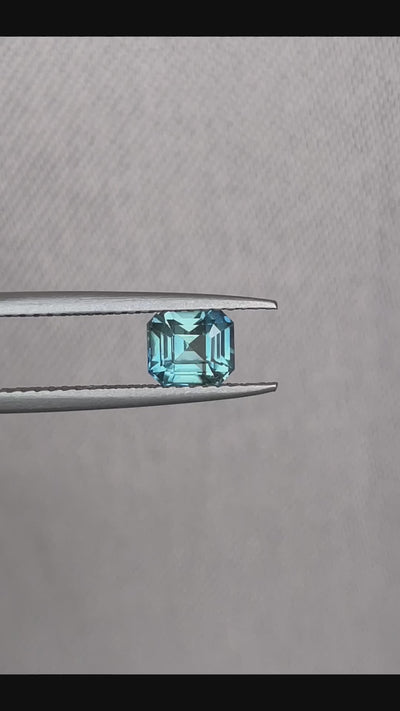 natural blue green sapphire