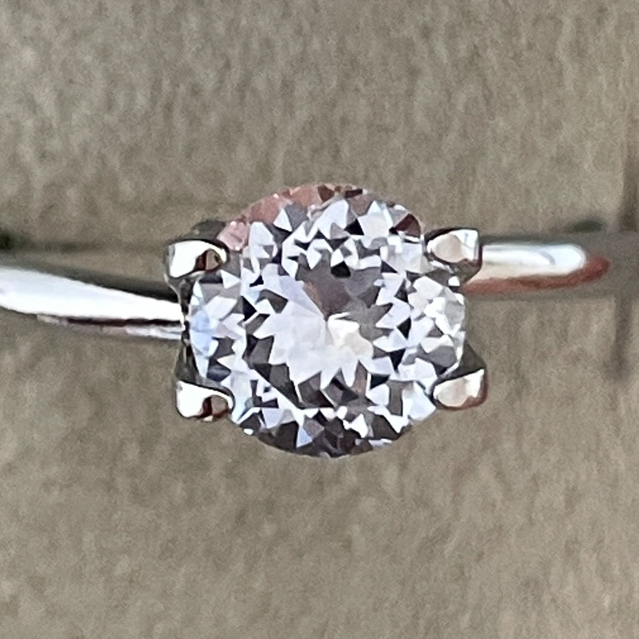 Natural Ceylon Pale Blue Sapphire 1.30 Ct round cut loose gemstone from NASHGEMS, ideal for engagement rings.