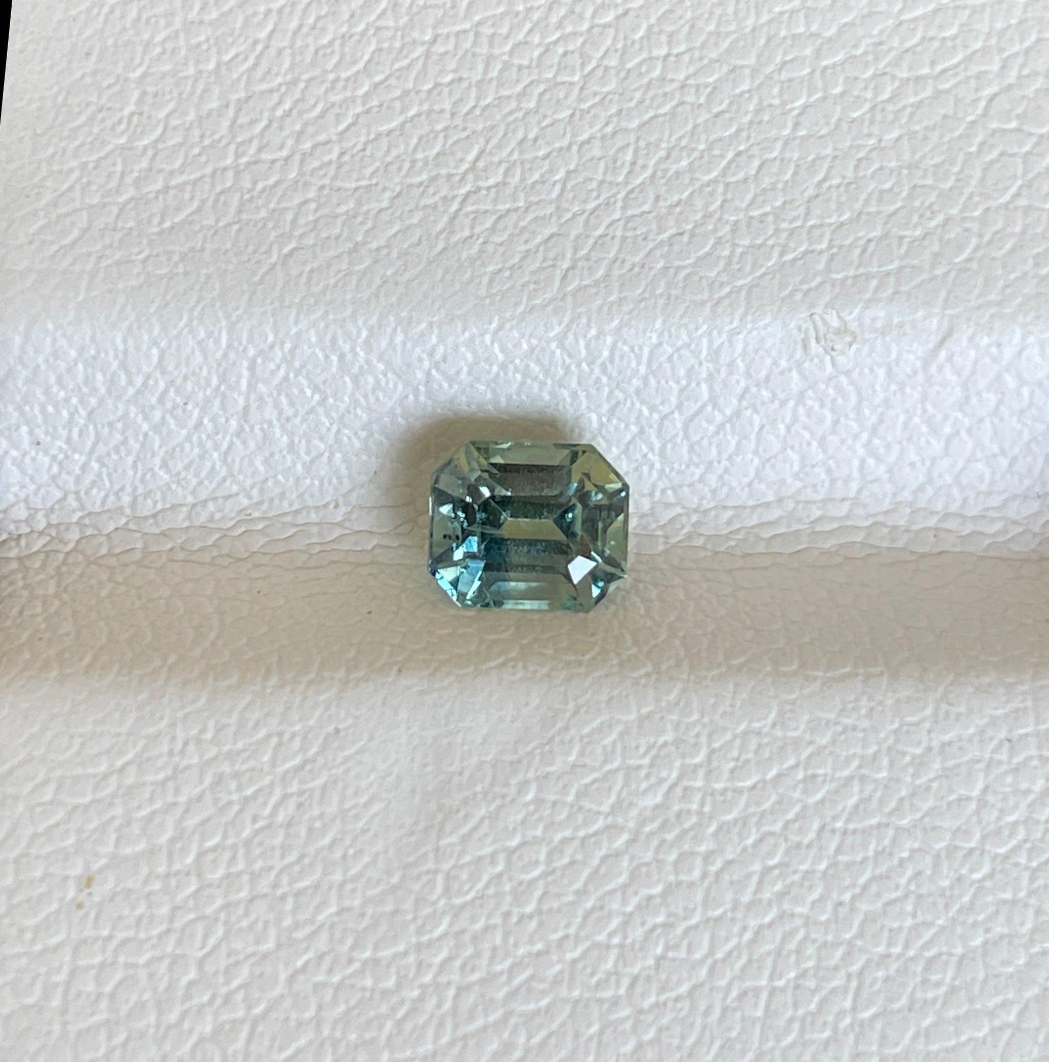 teal green parti colored loose sapphire