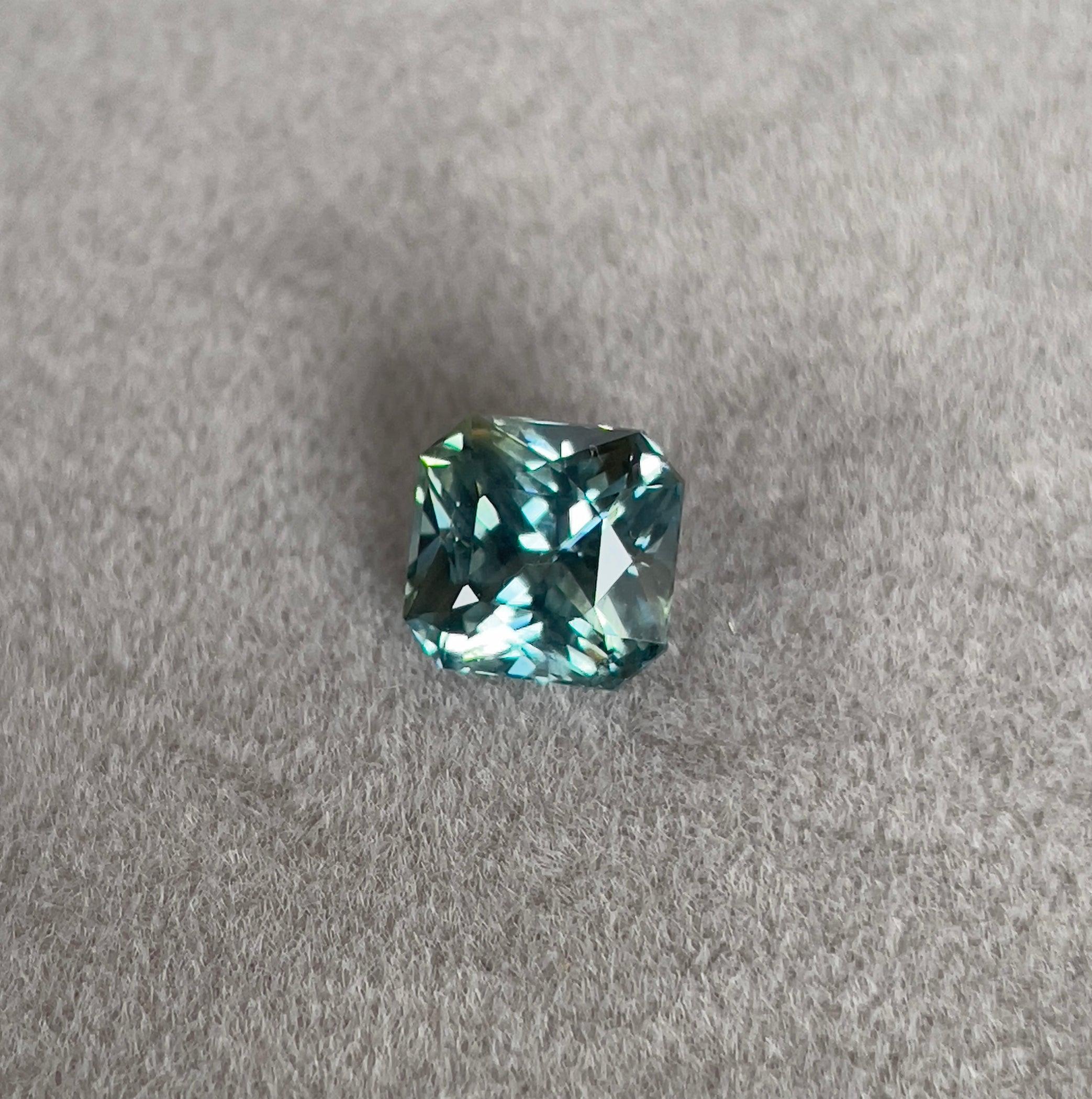 teal sapphire engagement rings